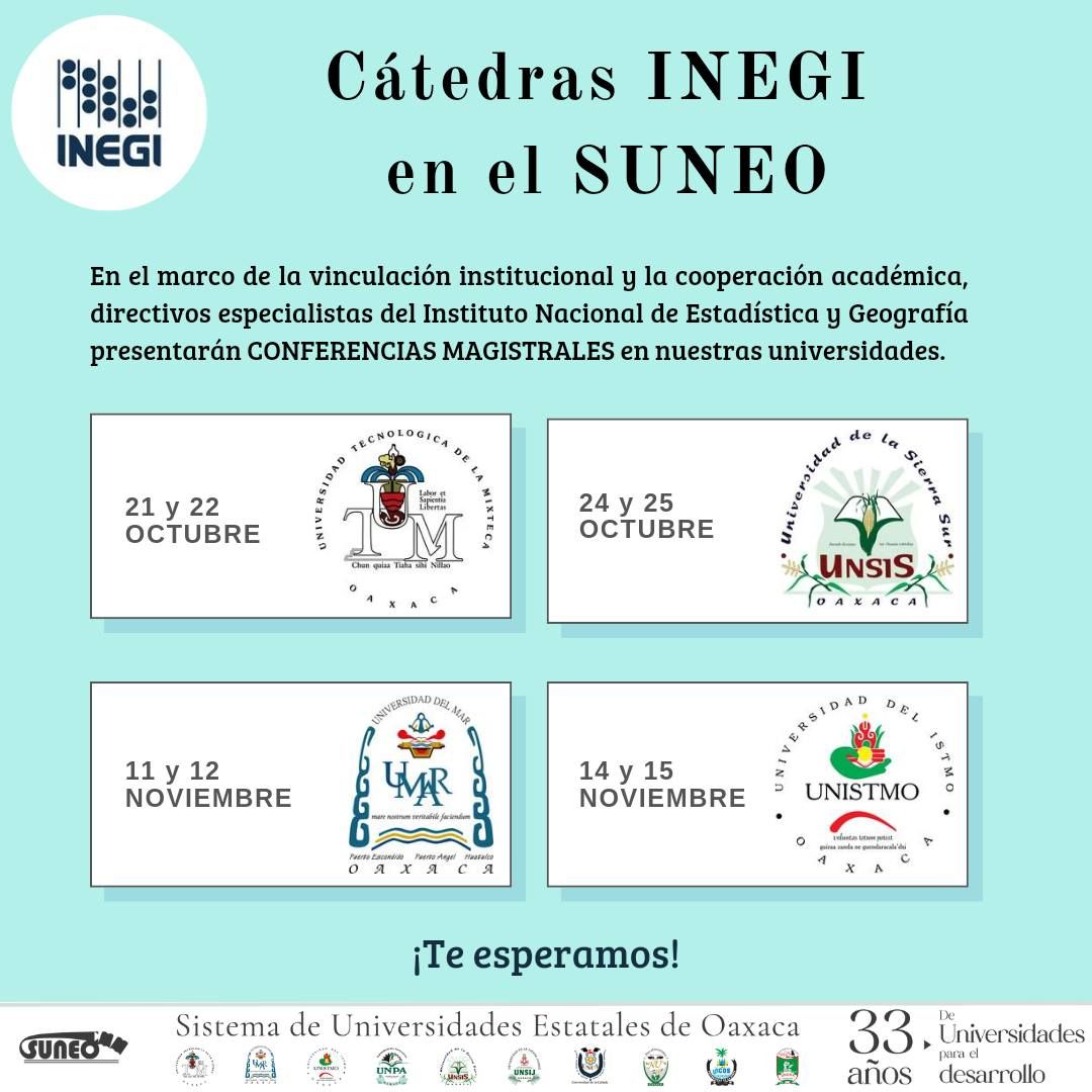 Cooperación Académica entre INEGI y SUNEO