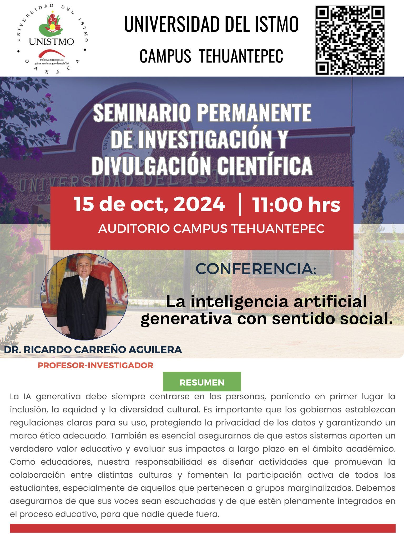 Seminario de Investigación: Conferencia sobre Inteligencia